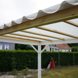 Installation de pergola en PVC Les Herbiers